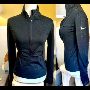 - Faux snakeskin Nike Pro dri fit half zip pullover